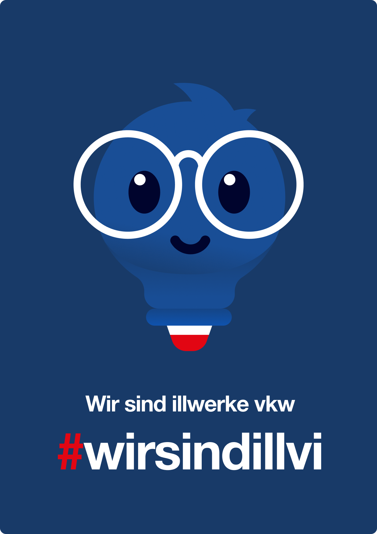 Maskottchen illvi für das ilwerke vkw Intranet mit Haiilo: #wirsindillvi