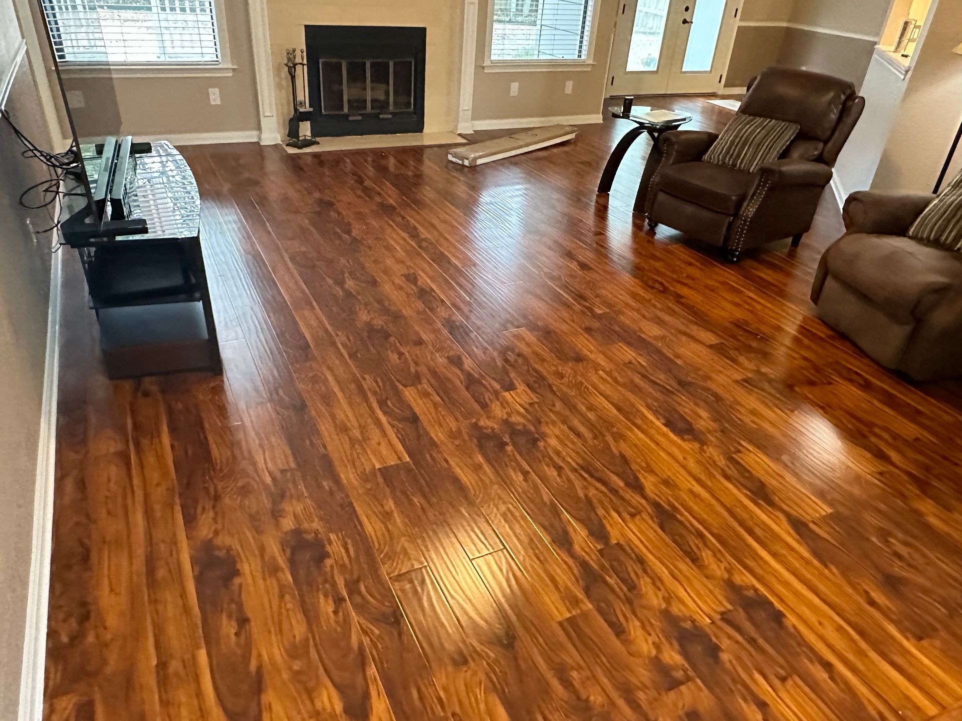 Hardwood Flooring in Leander Texas with Hill Country Flooring & Construction.