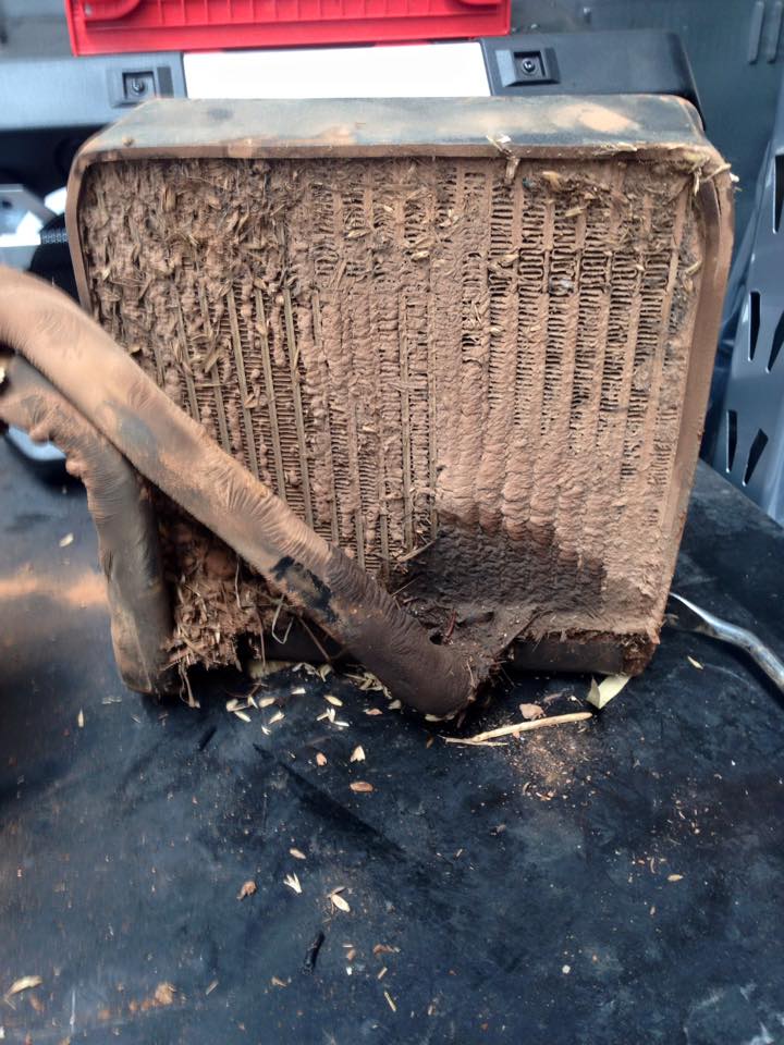 Dirty Condenser Coil — Cartech Australia in Albury, NSW