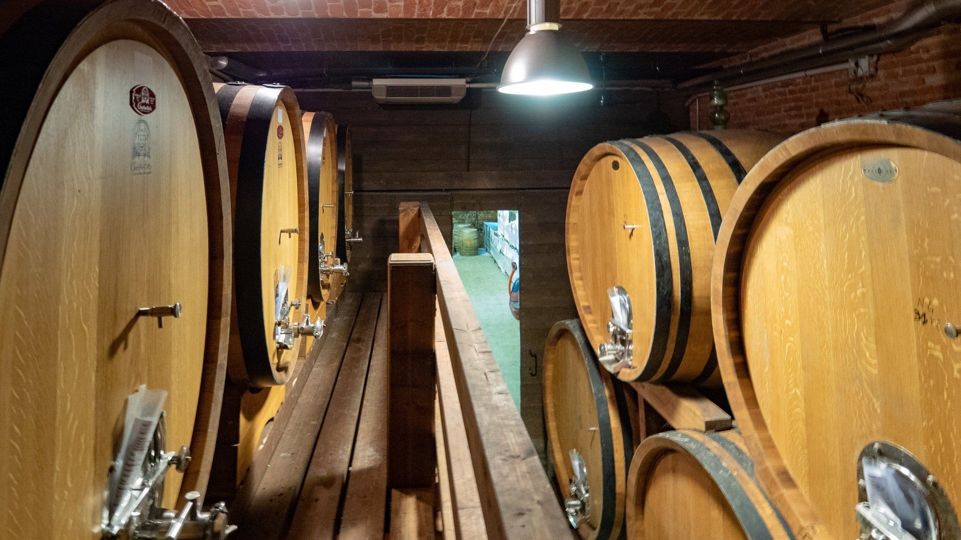 wine barrels