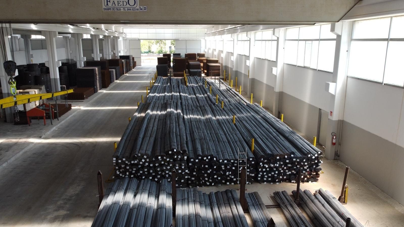 produzione di barre in ferro