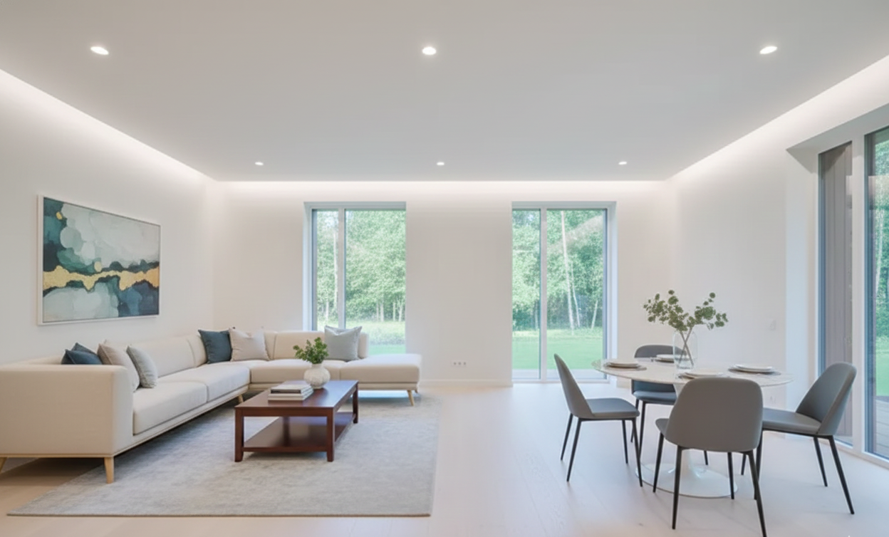 futuristic living space