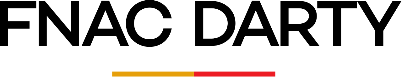 Un logo de fnac darty apparaît sur fond blanc.