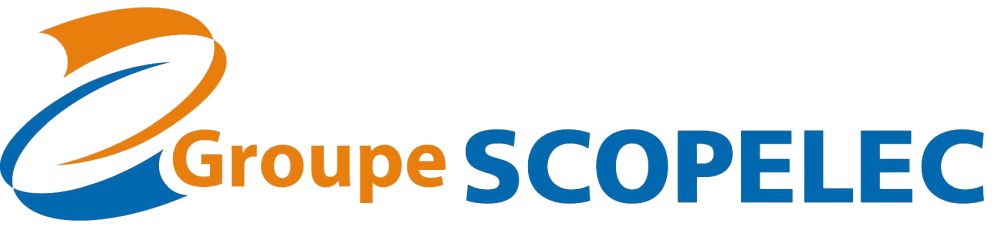 Un logo bleu et orange pour le groupe scopelec