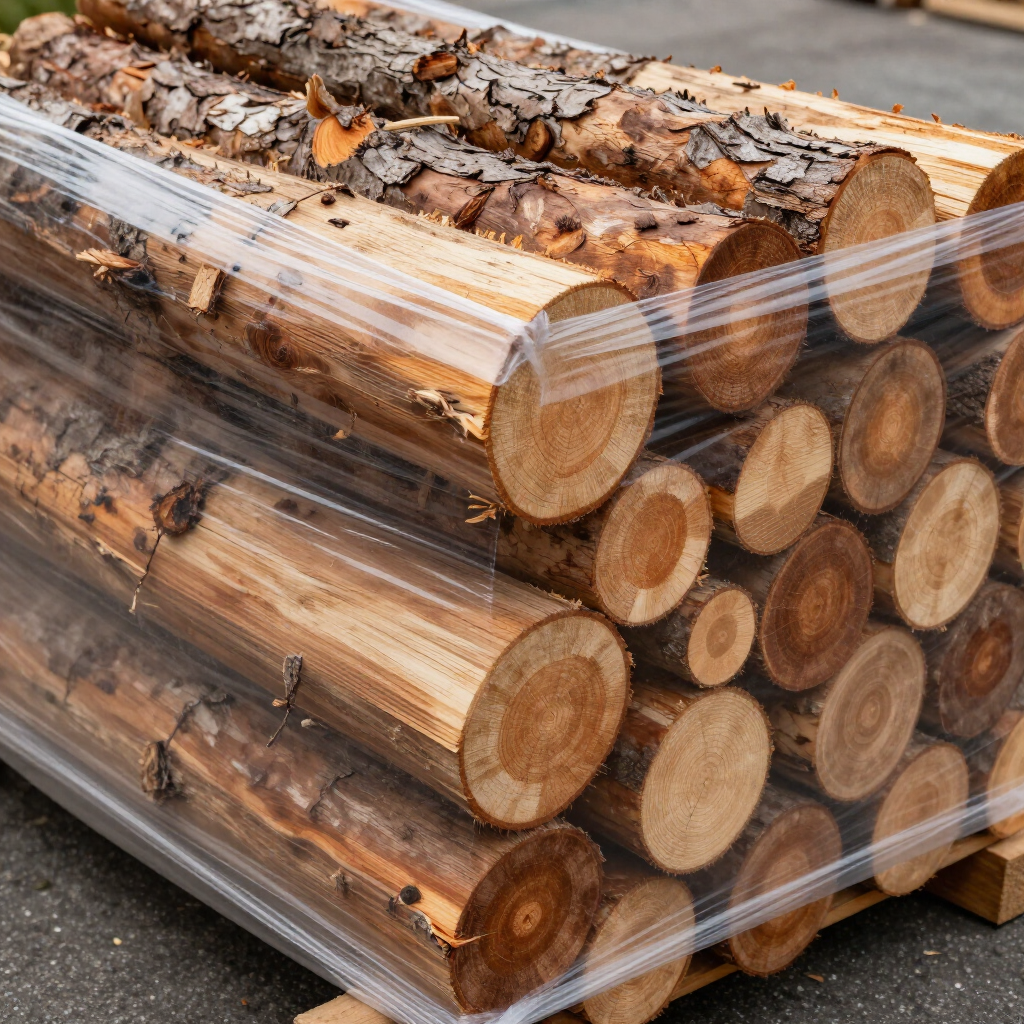 Paquete de madera listo para envío