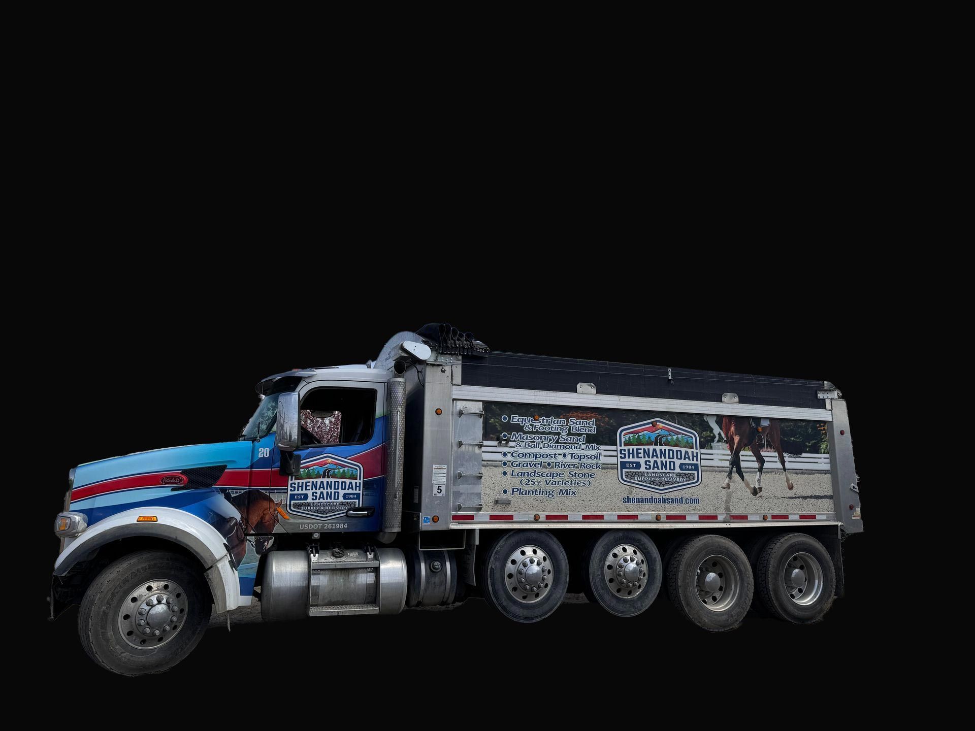 Quad Truck — Winchester, VA — Shenandoah Sand, Inc.