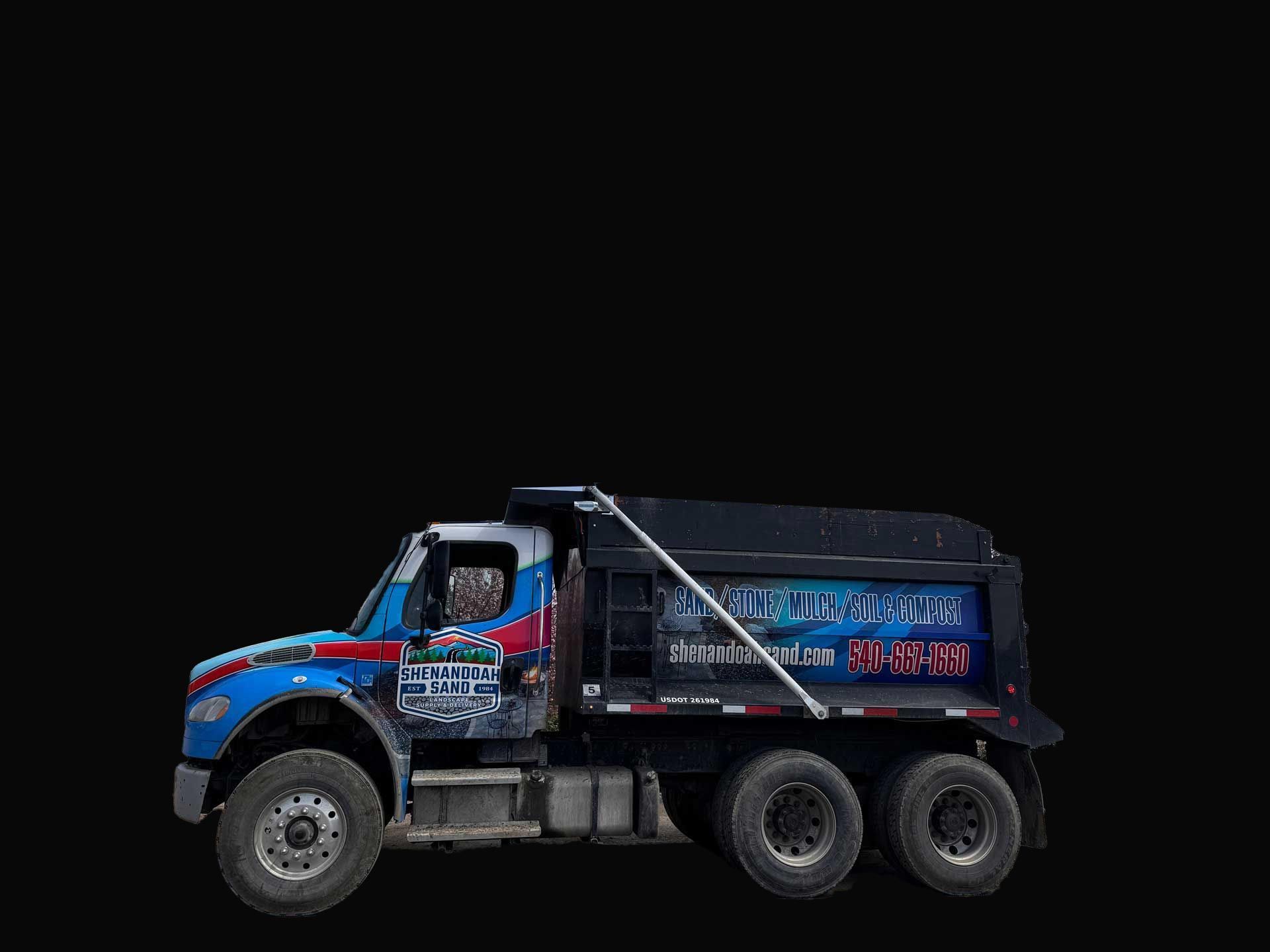 Tandem Truck — Winchester, VA — Shenandoah Sand, Inc.