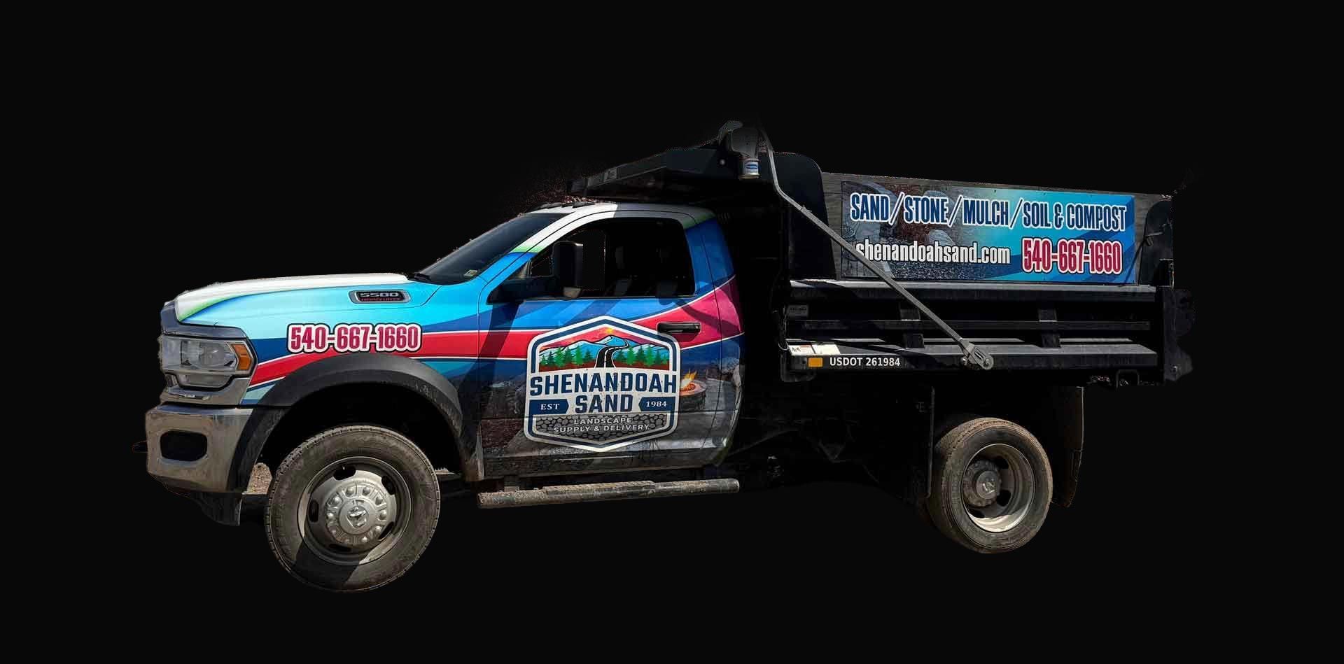 Ton Truck — Winchester, VA — Shenandoah Sand, Inc.