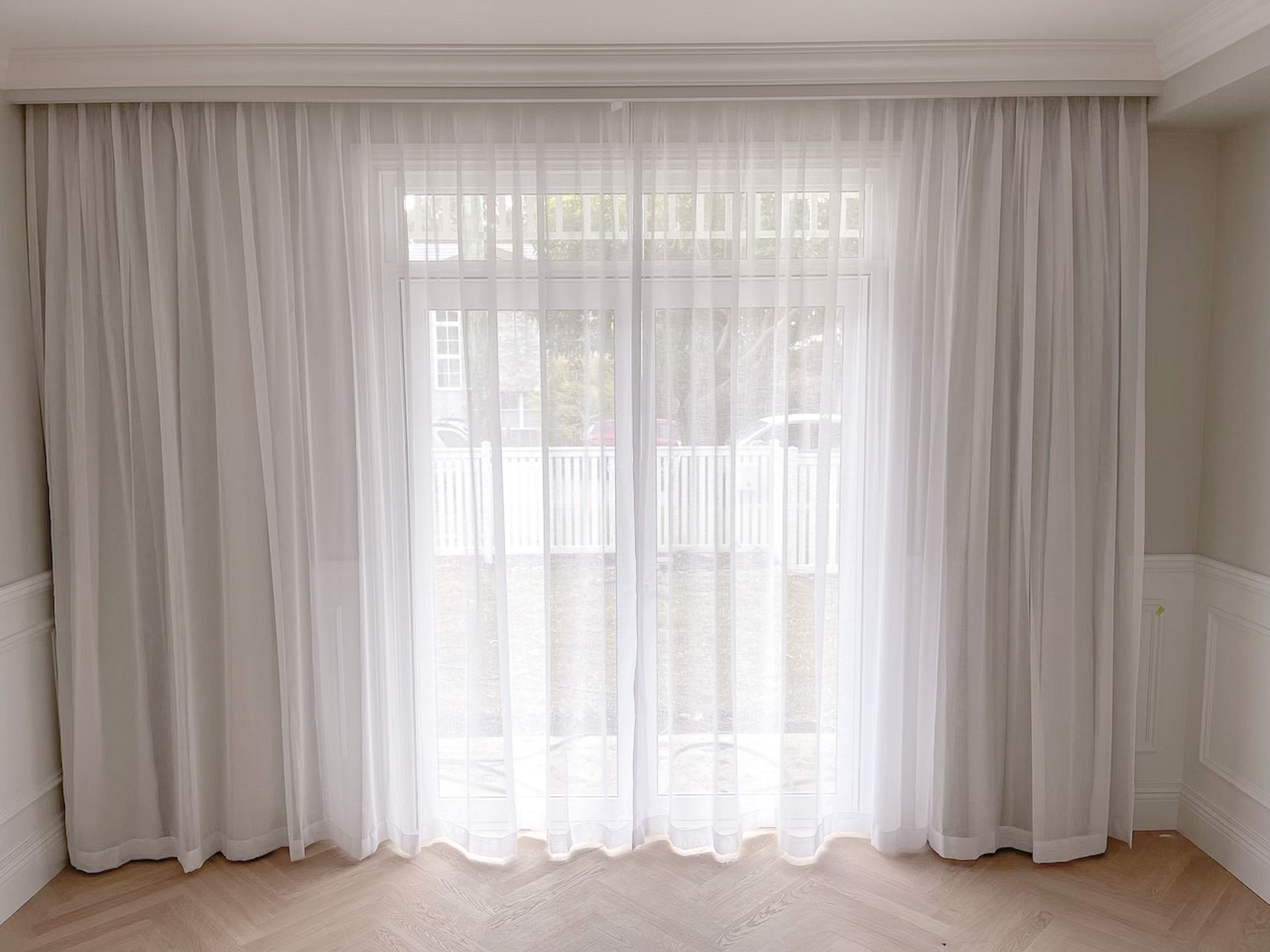 White Sheer Curtains