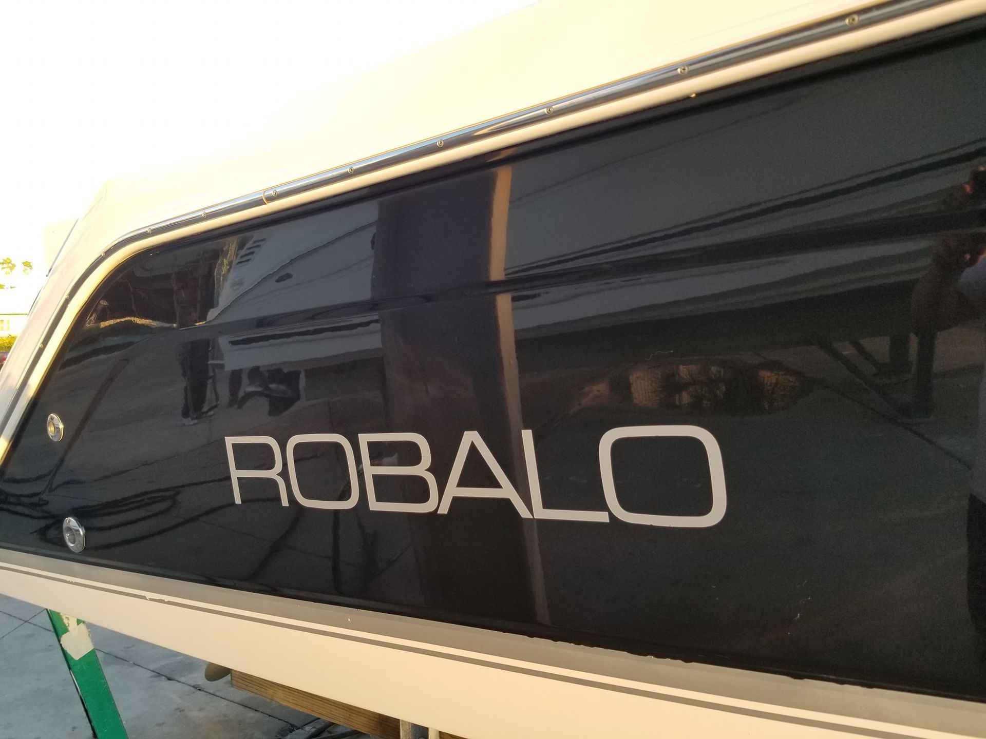 Completed color correction boat detail.