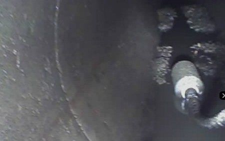 interno tubazione durante videoispezione