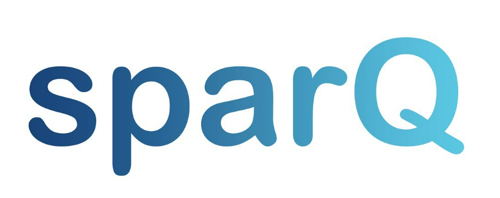 The word sparq is written in blue on a white background.