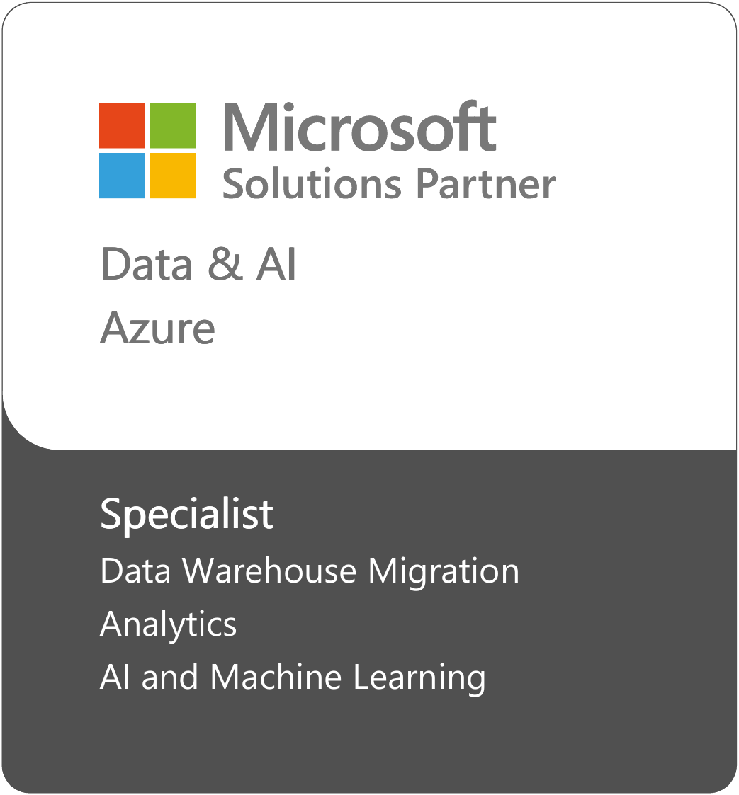 Microsoft solutions partner data & al azure specialist data warehouse migration analytics al and machine learning