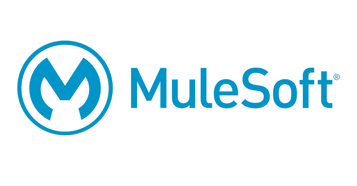 The mulesoft logo is blue and white on a white background.