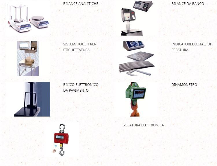 tipi di bilance