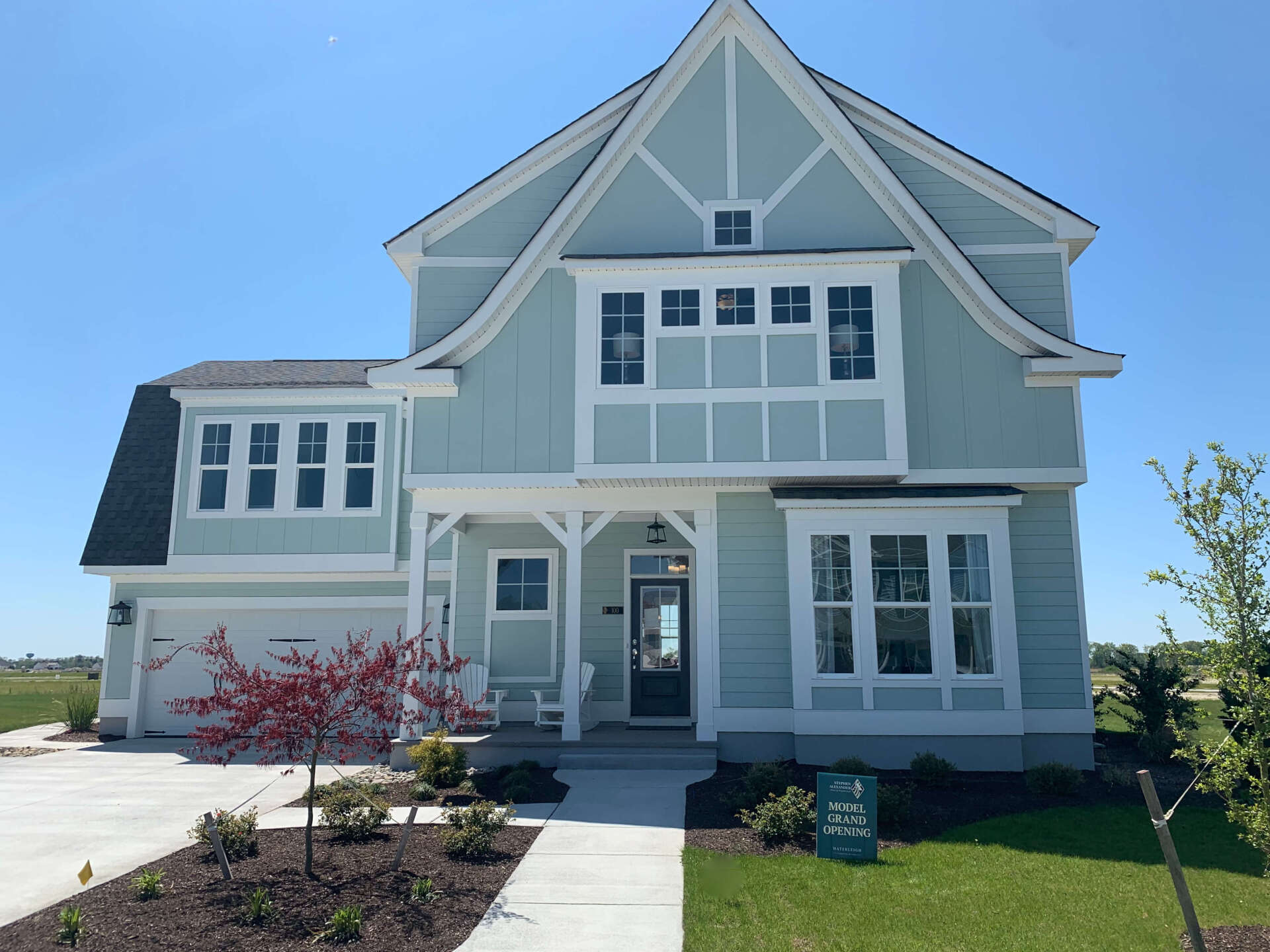 Green home exterior | Waterleigh Moyock, NC | Stephen Alexander Homes | Chesapeake, VA