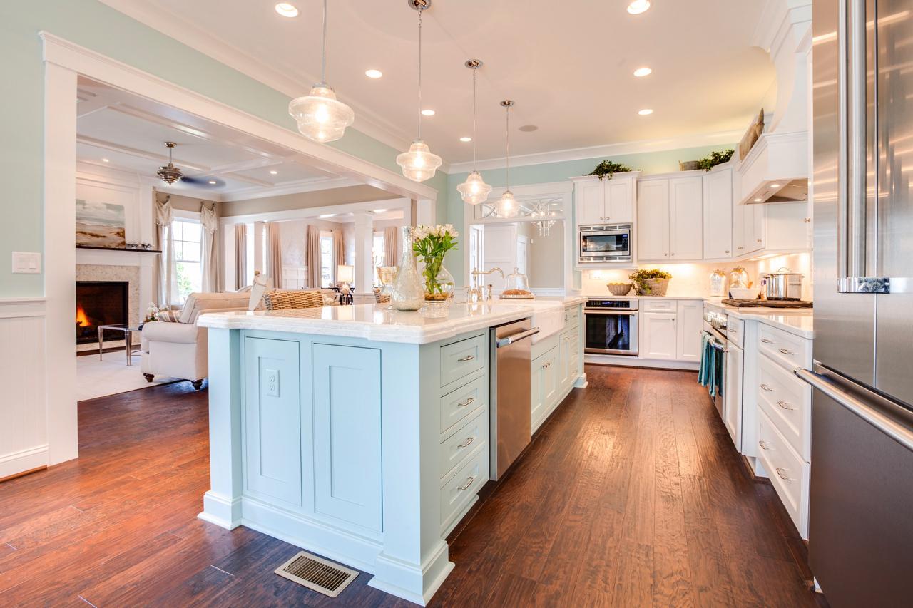 Elegant kitchen island | Kitchen Gallery | Stephen Alexander Homes | Chesapeake, VA