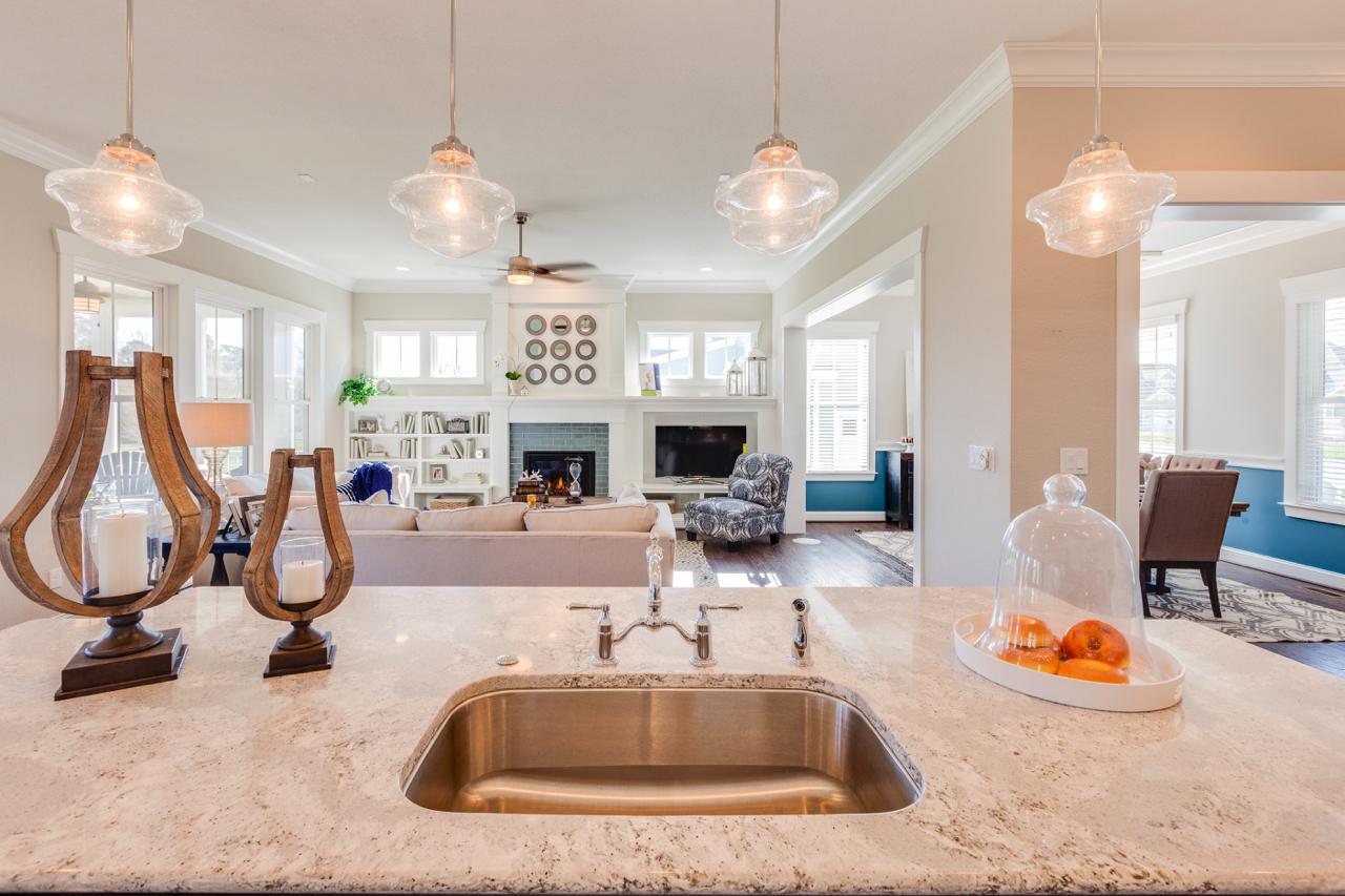 Elegant kitchen sink | Kitchen Gallery | Stephen Alexander Homes | Chesapeake, VA