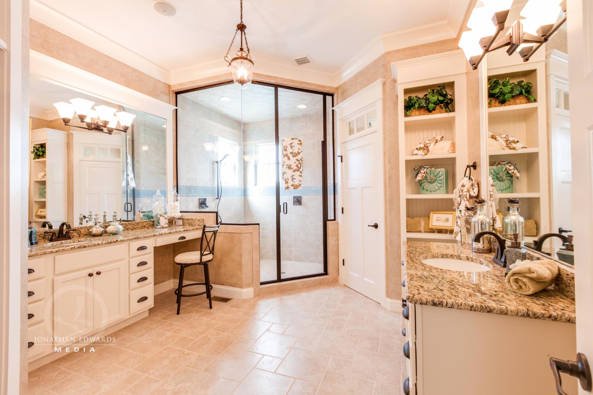 Elegant bathroom  | Bathroom Gallery | Stephen Alexander Homes | Chesapeake, VA