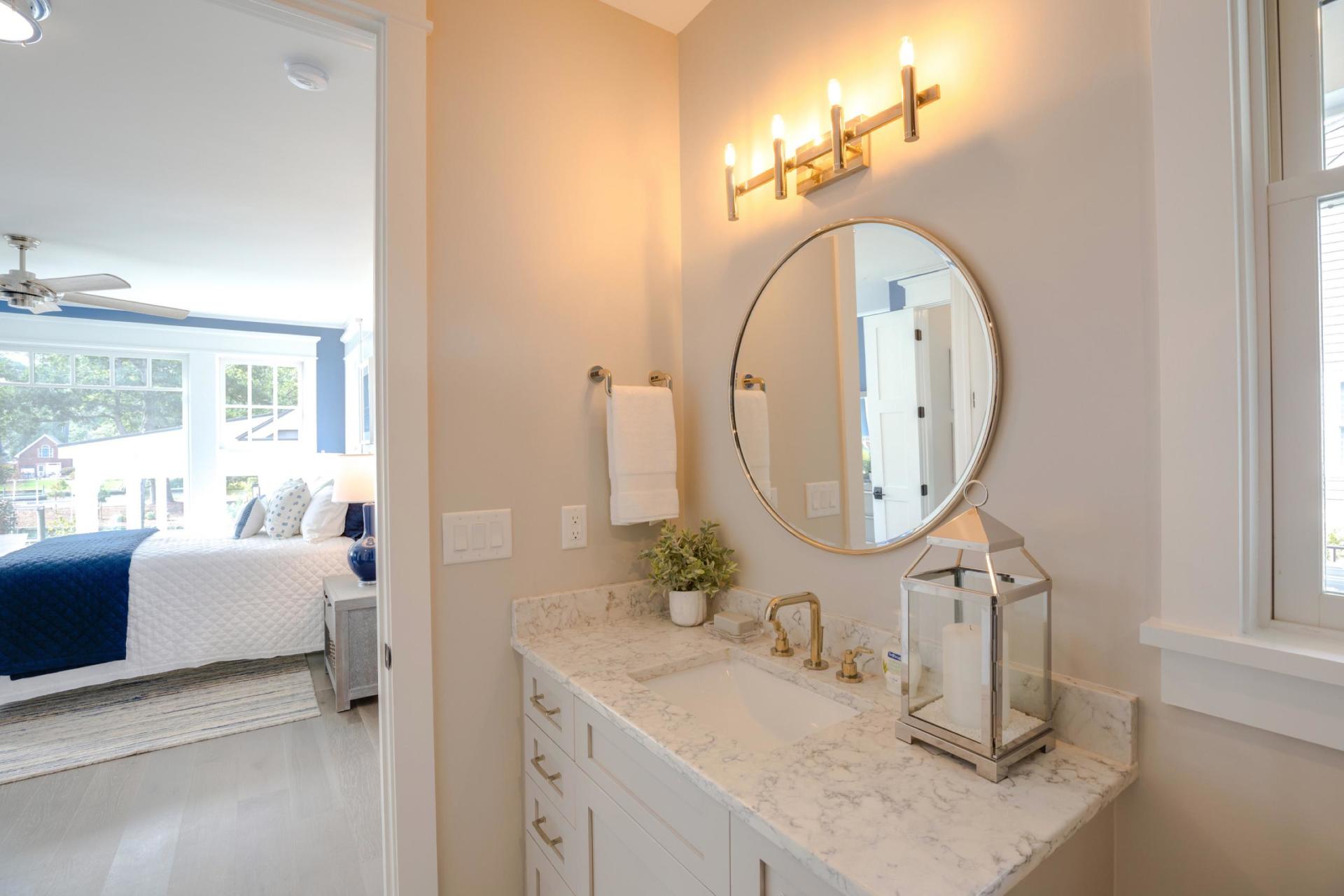 Elegant bathroom sink | Bathroom Gallery | Stephen Alexander Homes | Chesapeake, VA