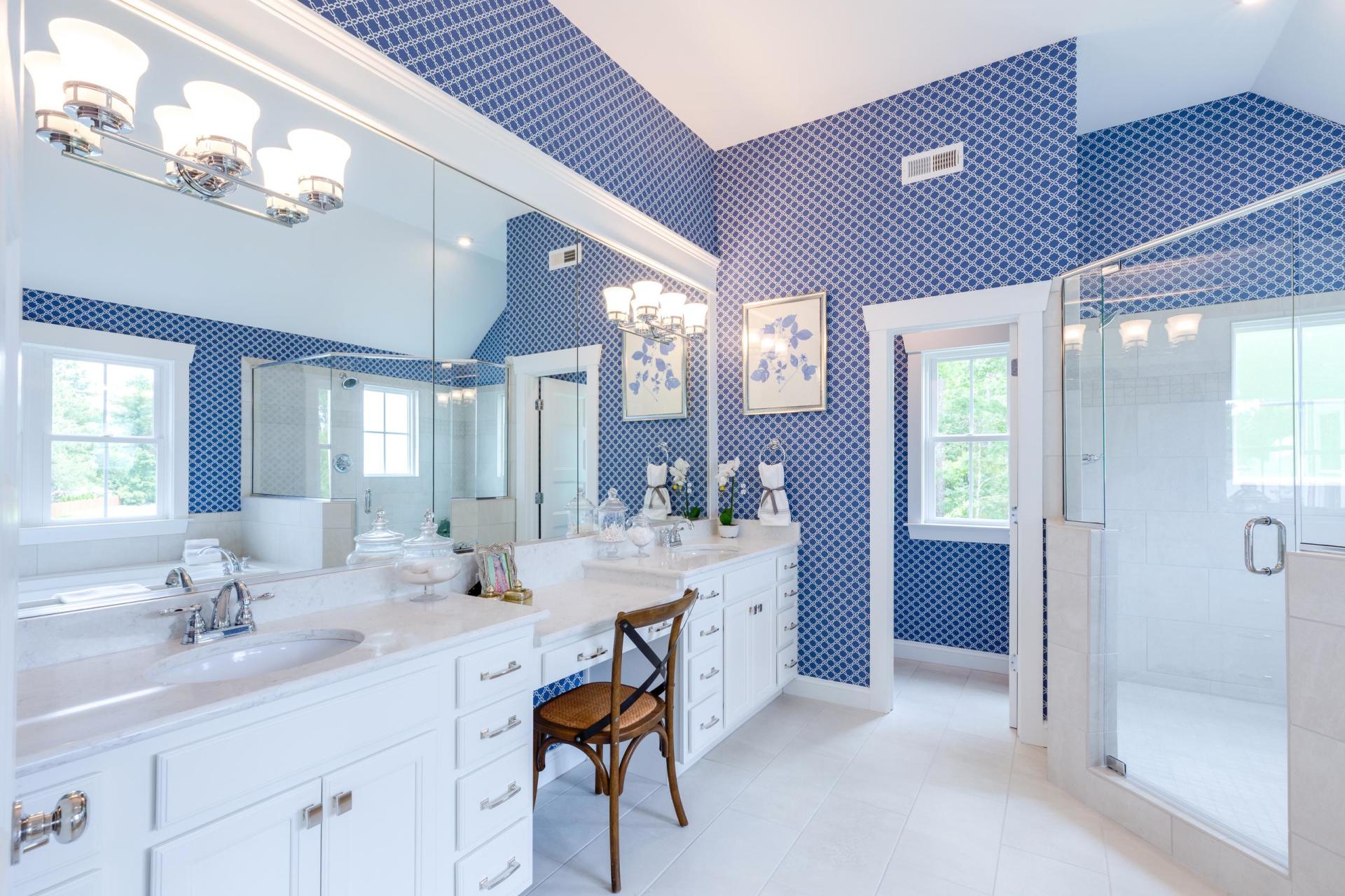 Elegant bathroom  | Bathroom Gallery | Stephen Alexander Homes | Chesapeake, VA