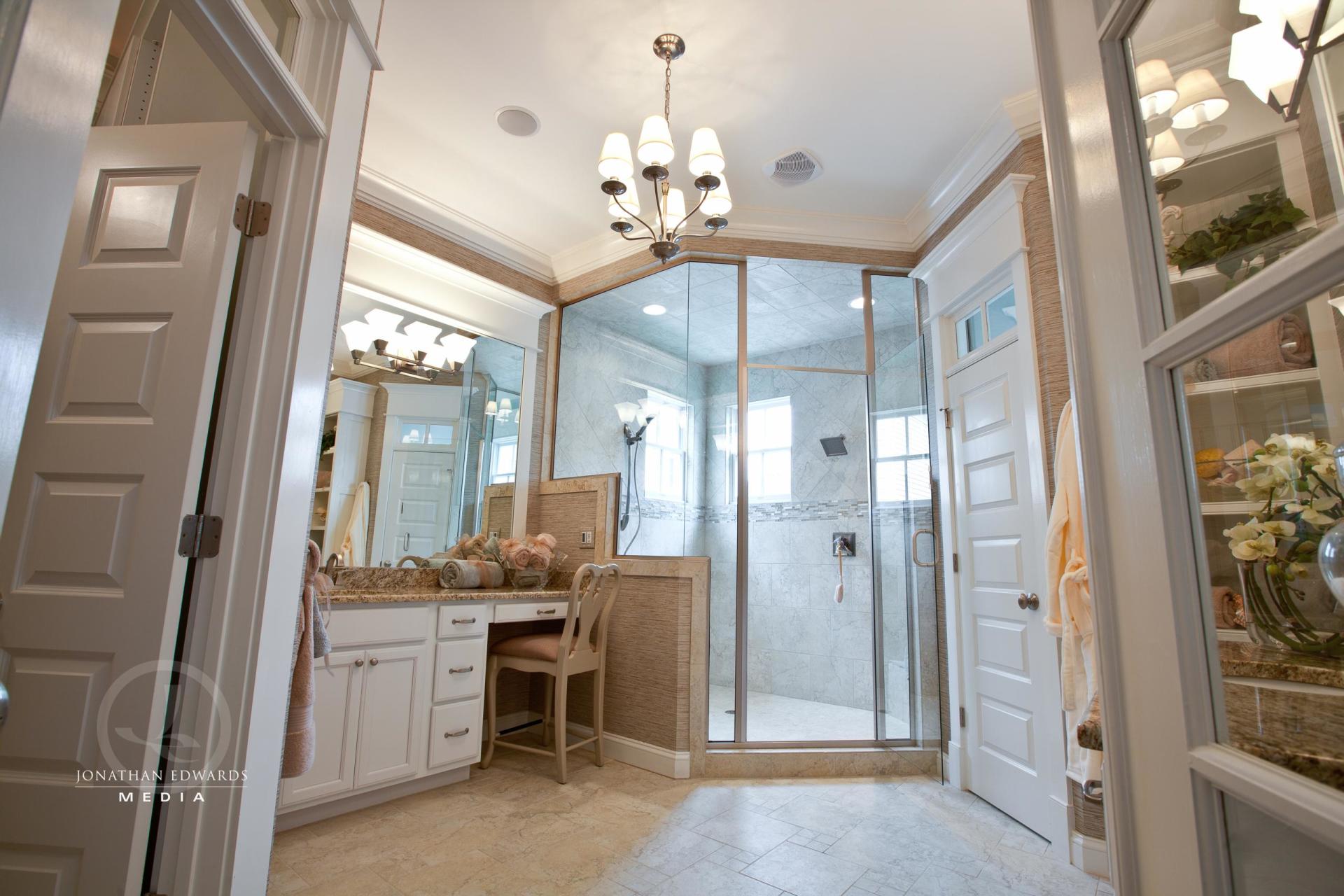 Elegant bathroom  | Bathroom Gallery | Stephen Alexander Homes | Chesapeake, VA