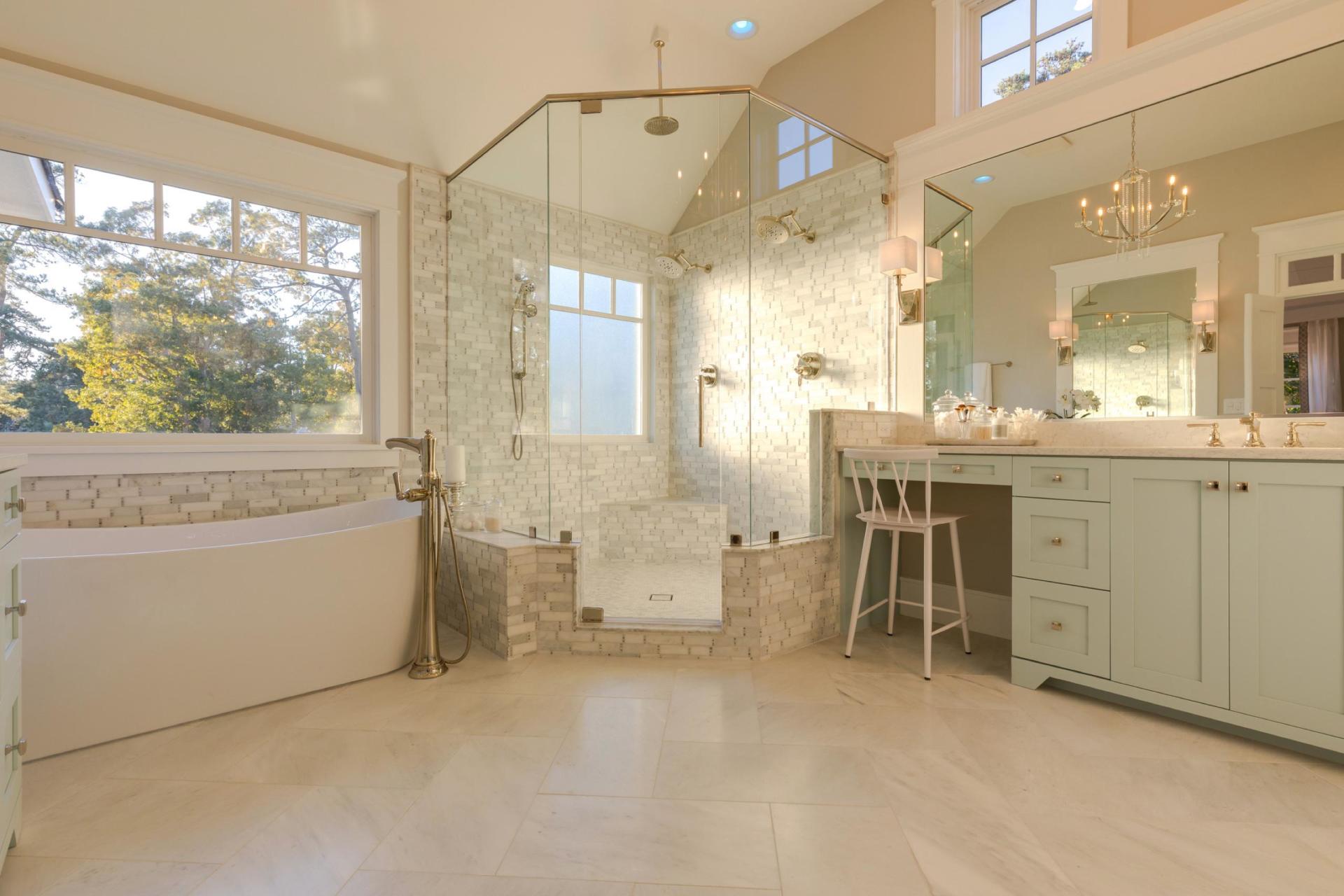 Elegant bathroom  | Bathroom Gallery | Stephen Alexander Homes | Chesapeake, VA