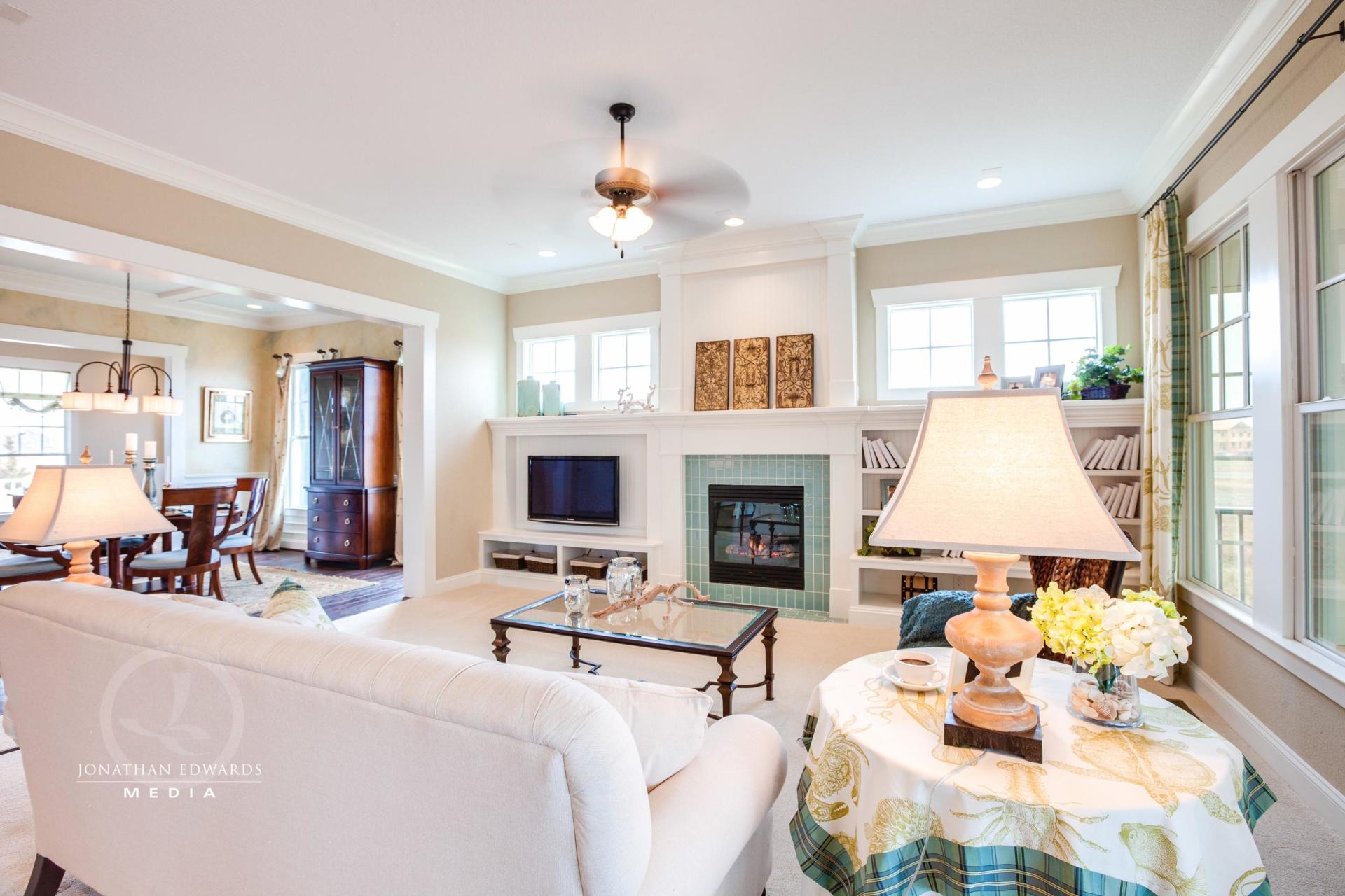 Elegant living room  | Living Spaces Gallery | Stephen Alexander Homes | Chesapeake, VA