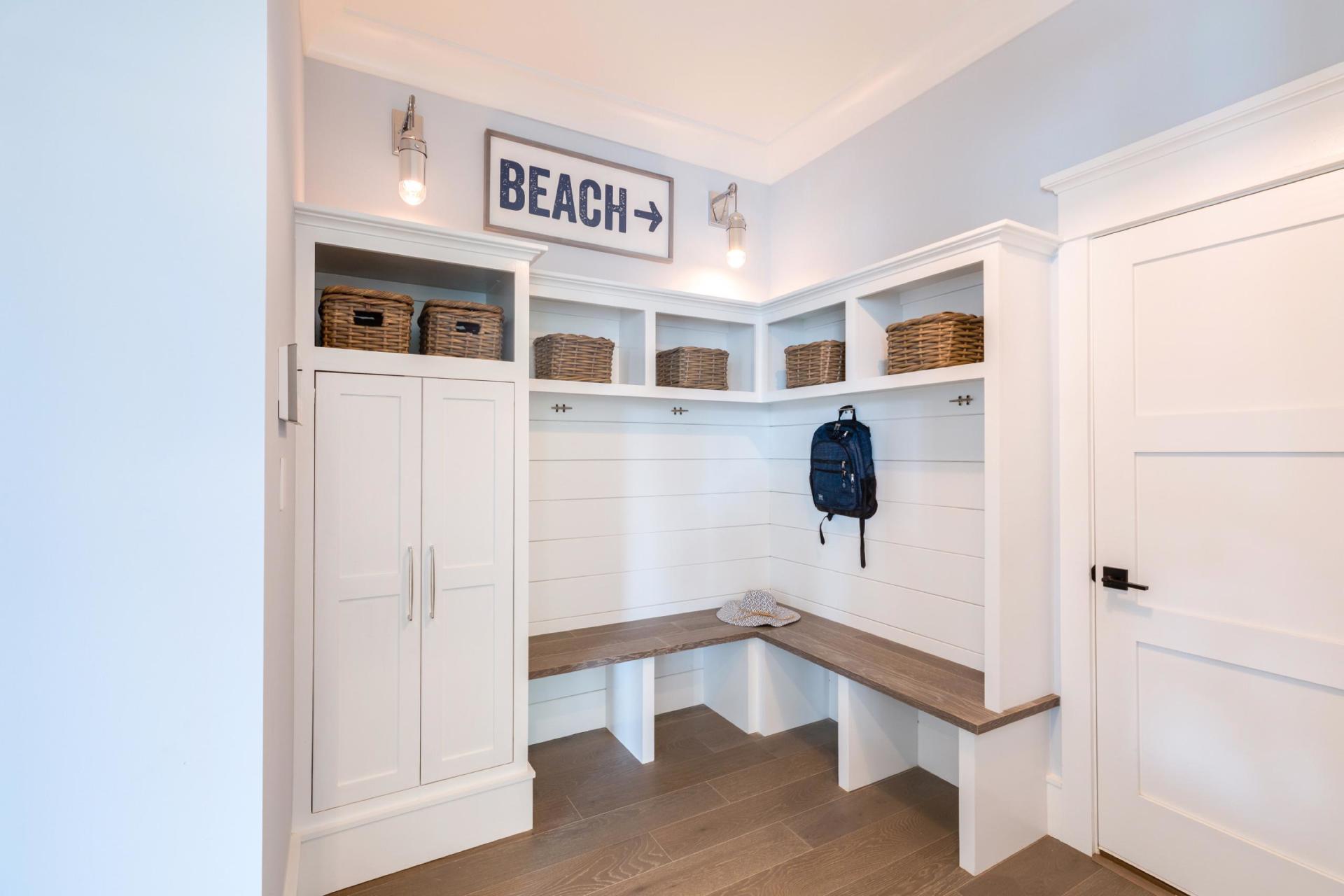 Elegant storage area  | Living Spaces Gallery | Stephen Alexander Homes | Chesapeake, VA