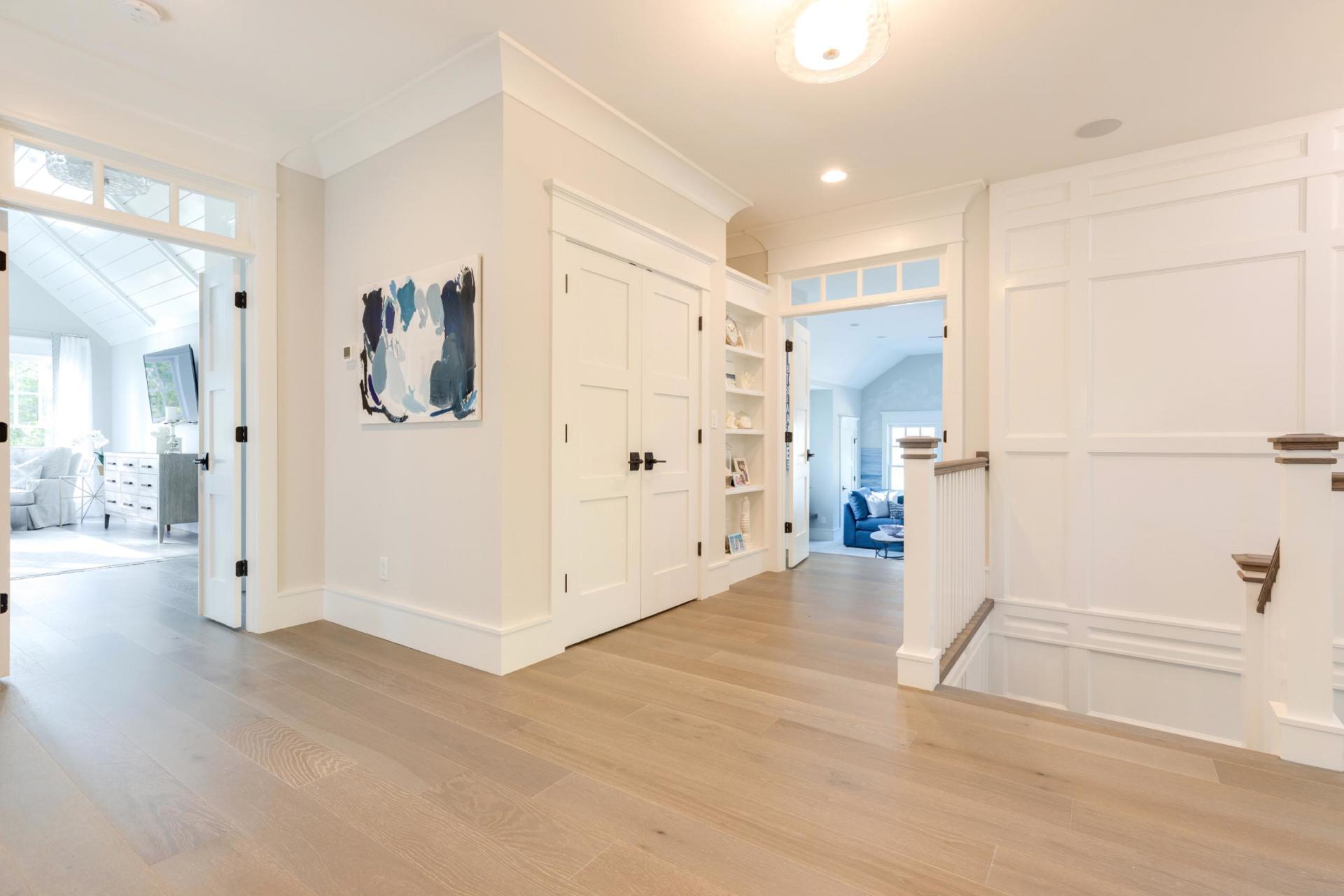 Elegant living area hallway  | Living Spaces Gallery | Stephen Alexander Homes | Chesapeake, VA