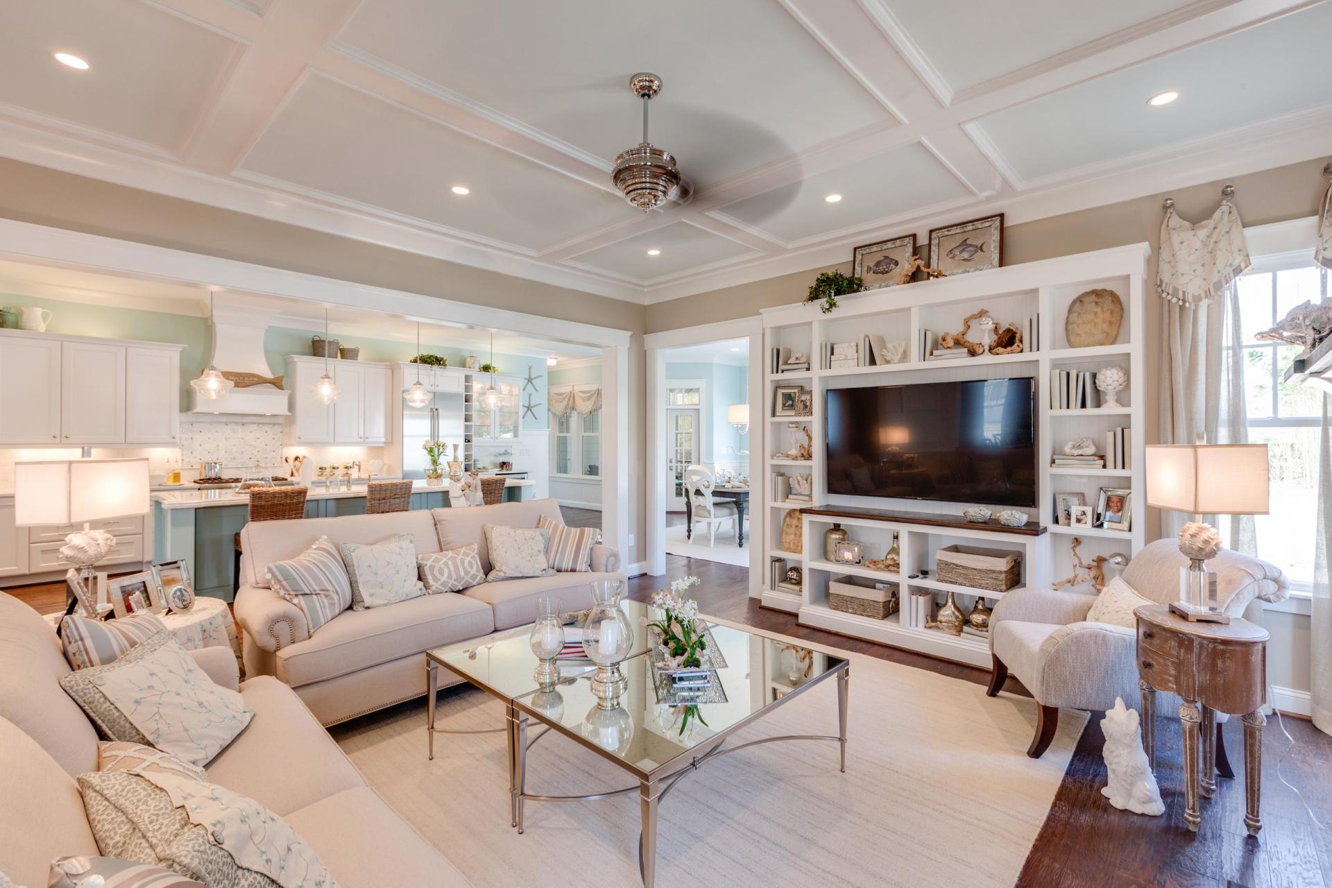 Elegant living area  | Living Spaces Gallery | Stephen Alexander Homes | Chesapeake, VA