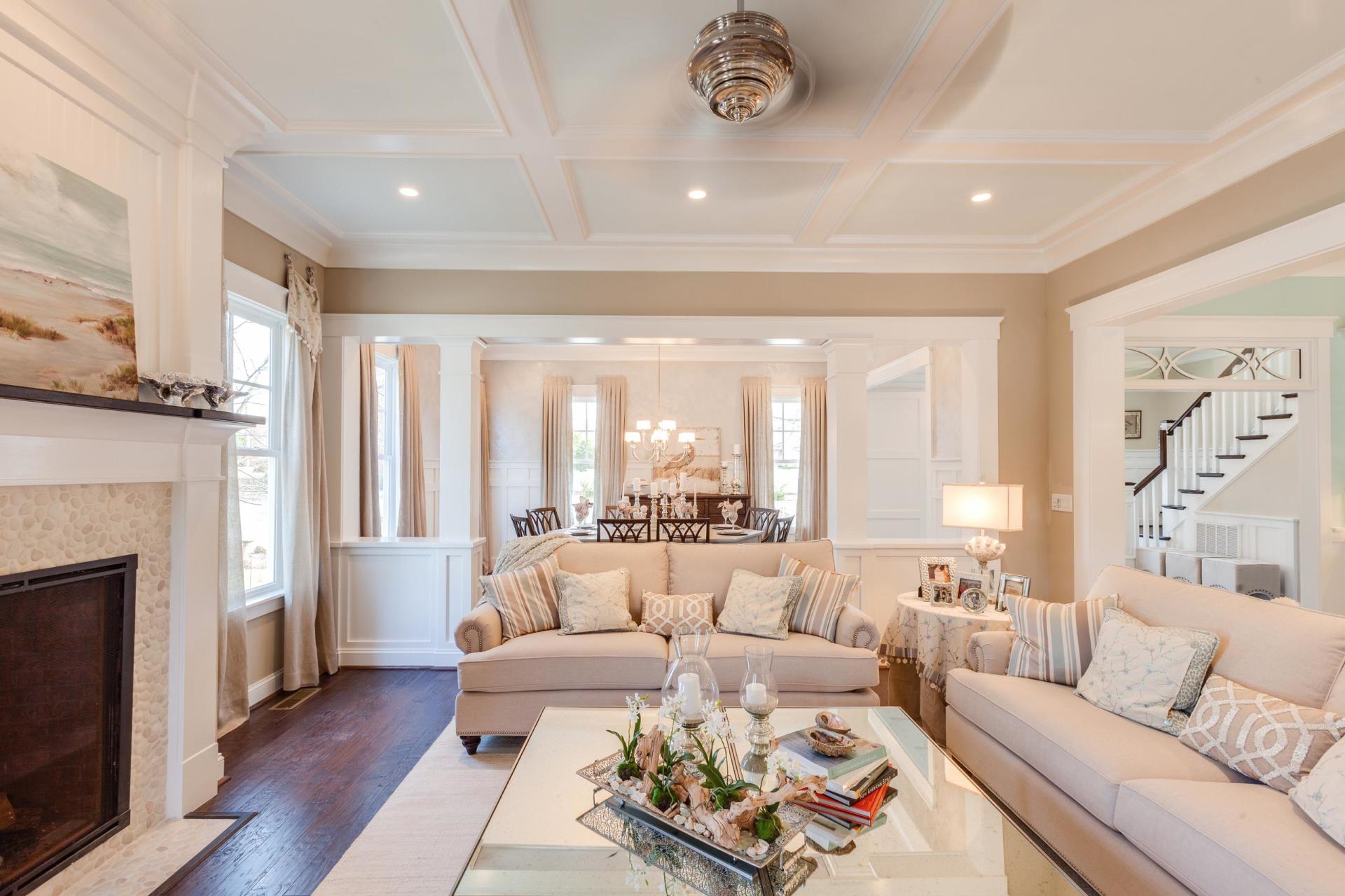 Elegant living area  | Living Spaces Gallery | Stephen Alexander Homes | Chesapeake, VA