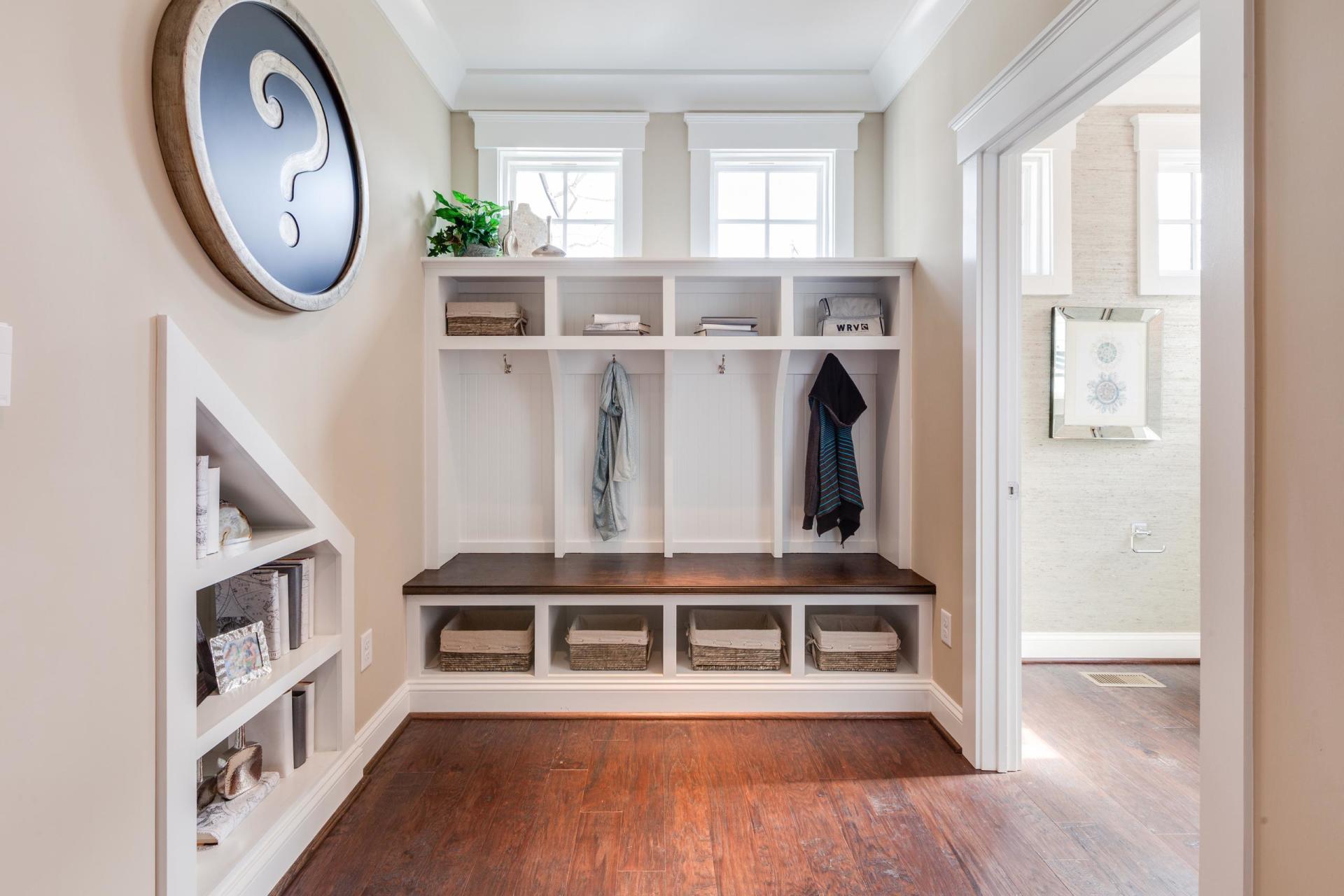 Elegant storage area  | Living Spaces Gallery | Stephen Alexander Homes | Chesapeake, VA