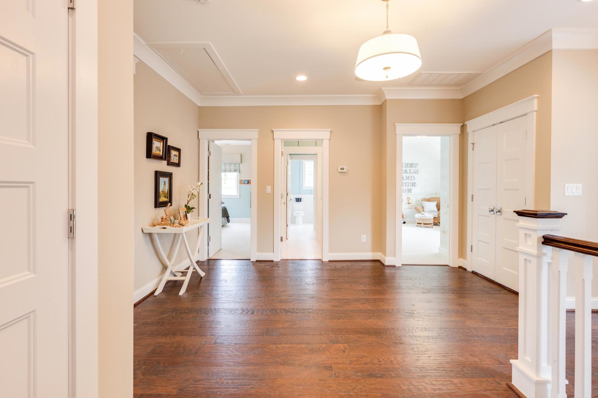 Elegant living area hallway  | Living Spaces Gallery | Stephen Alexander Homes | Chesapeake, VA