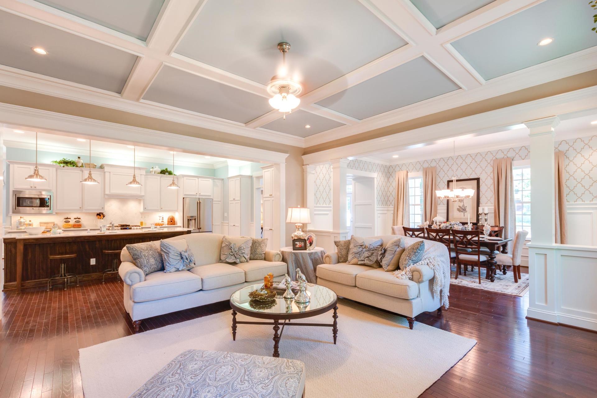 Elegant living area  | Living Spaces Gallery | Stephen Alexander Homes | Chesapeake, VA