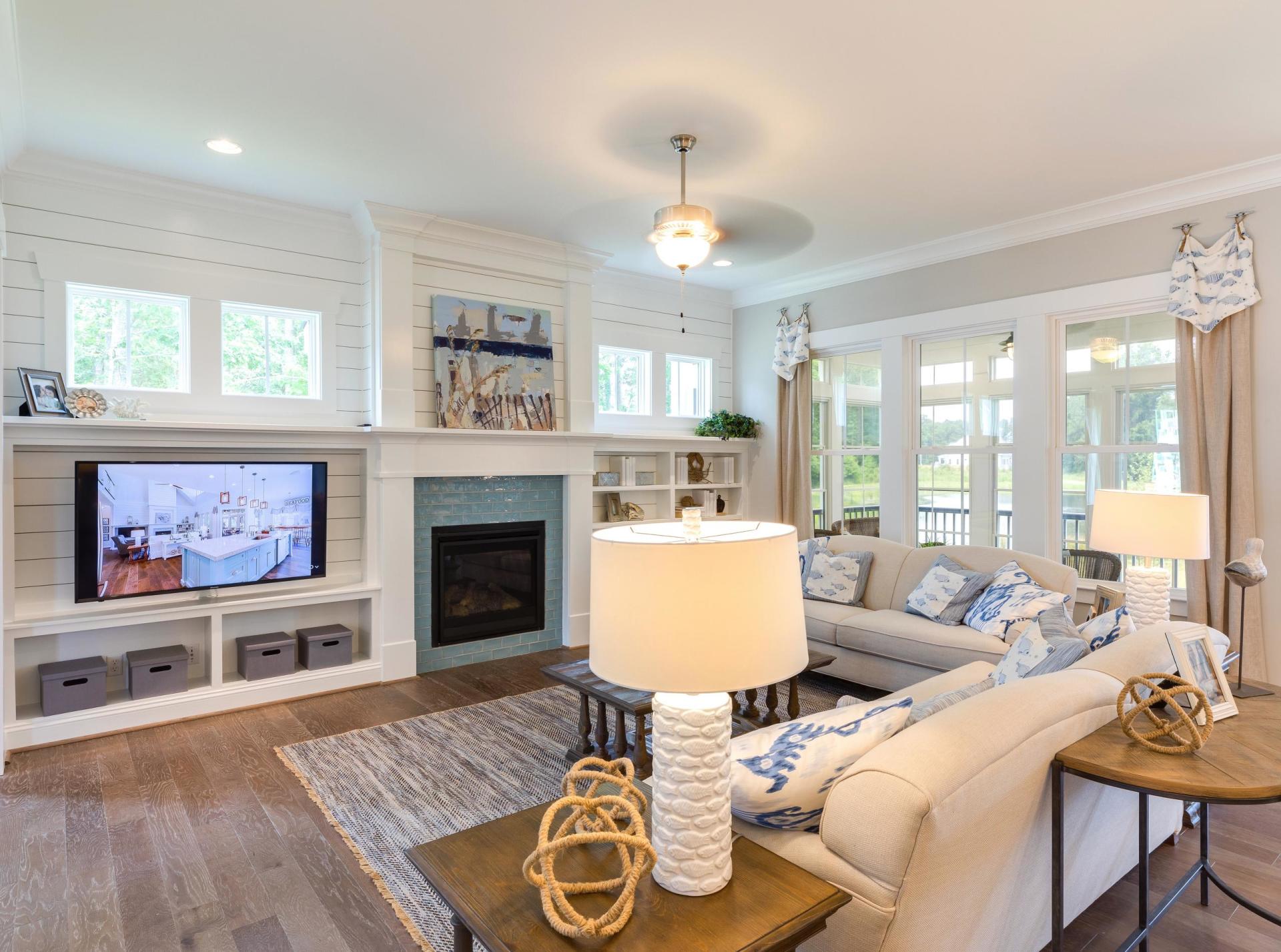 Elegant living area  | Living Spaces Gallery | Stephen Alexander Homes | Chesapeake, VA
