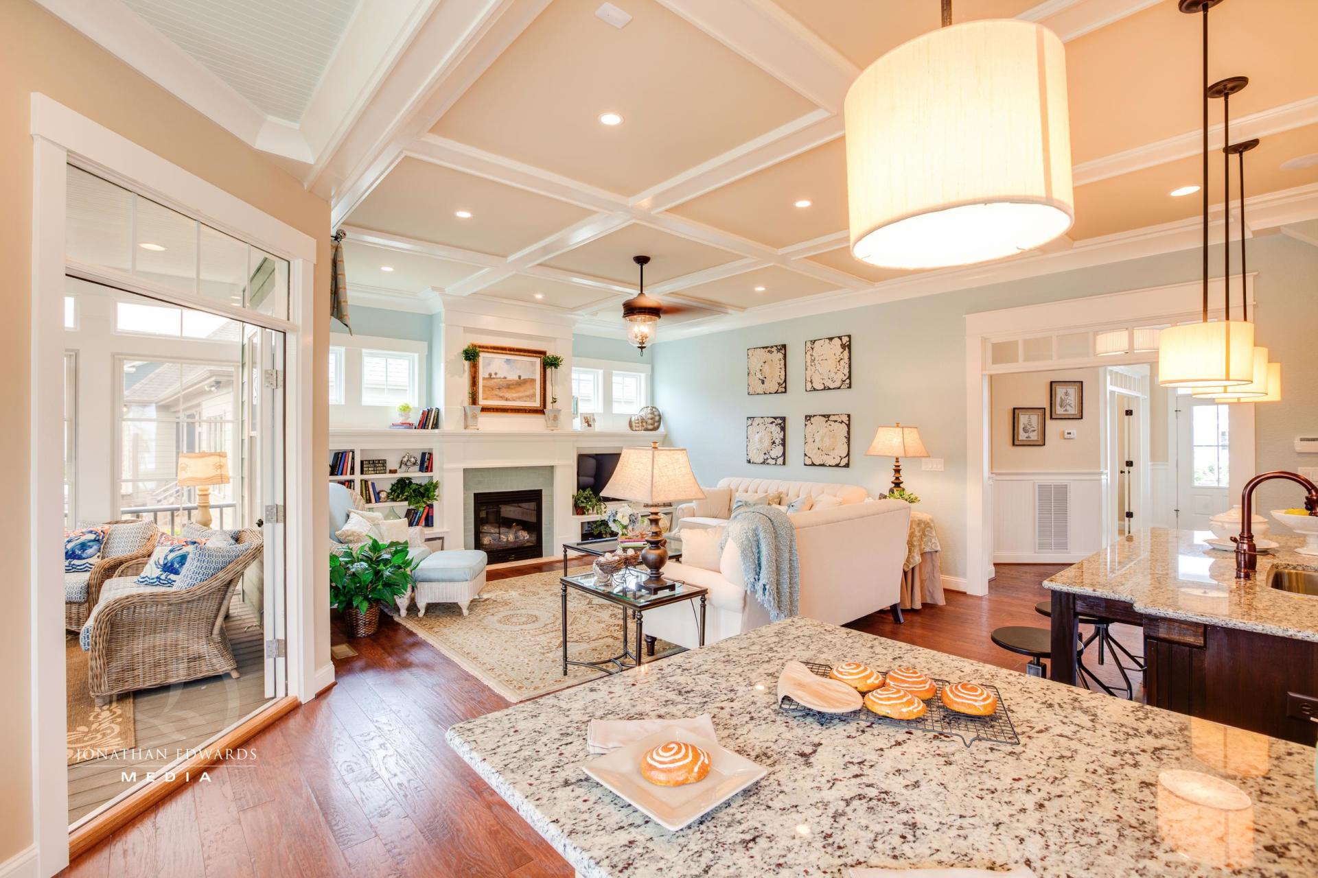 Elegant living area  | Living Spaces Gallery | Stephen Alexander Homes | Chesapeake, VA