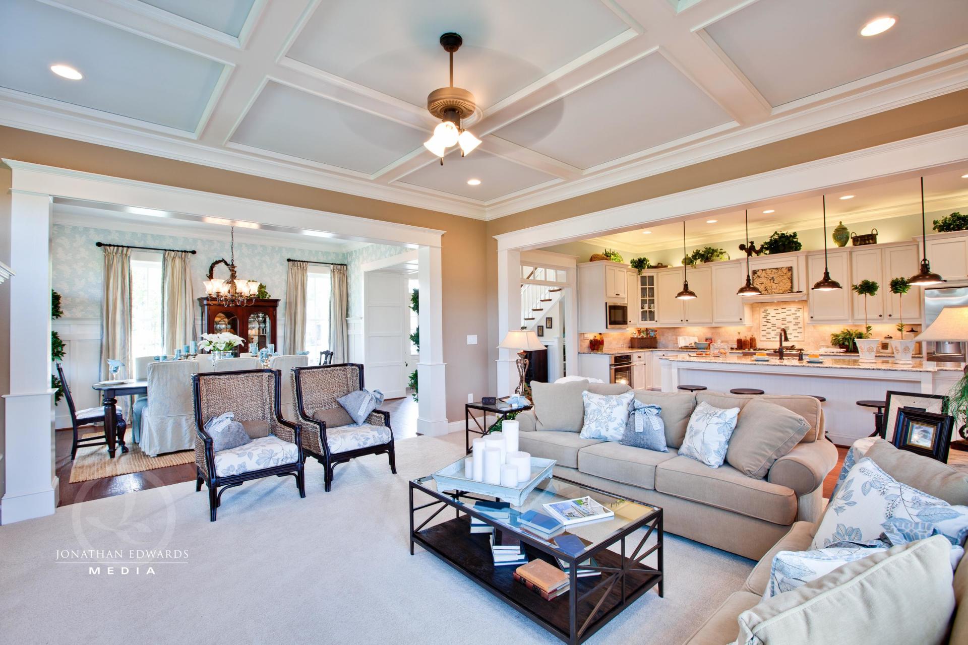 Elegant living area  | Living Spaces Gallery | Stephen Alexander Homes | Chesapeake, VA