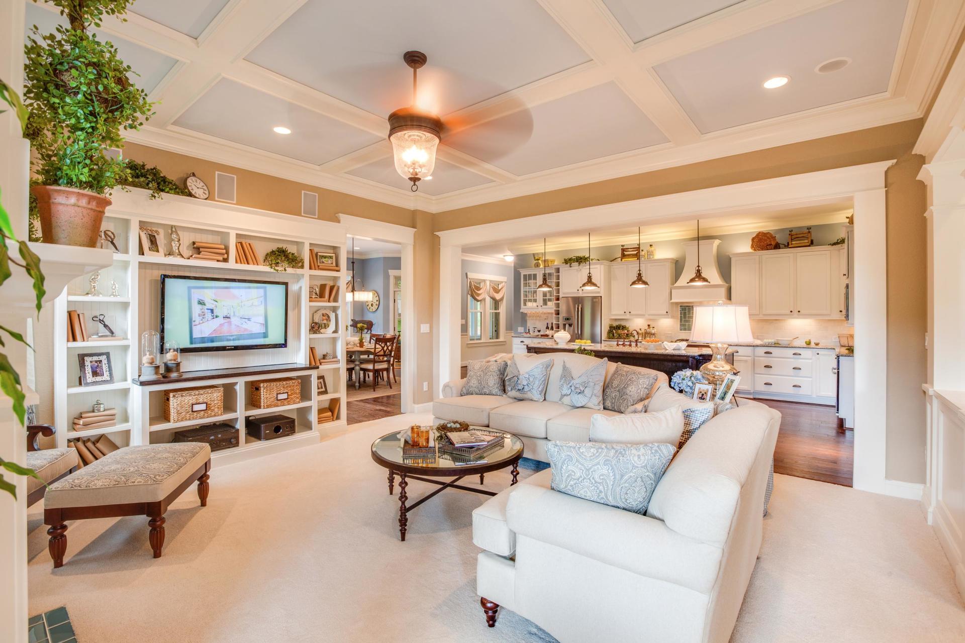 Elegant living area  | Living Spaces Gallery | Stephen Alexander Homes | Chesapeake, VA