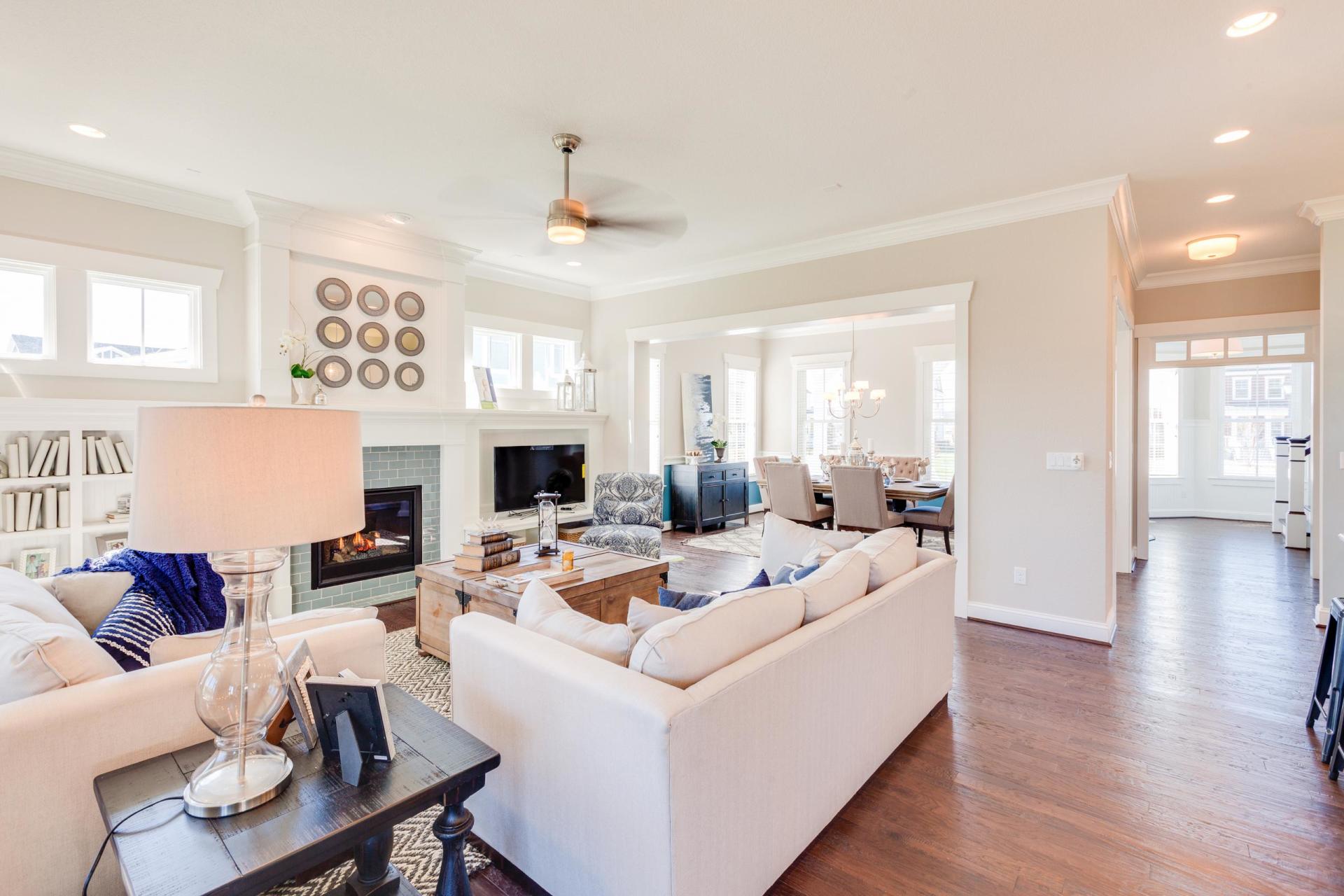 Elegant living area  | Living Spaces Gallery | Stephen Alexander Homes | Chesapeake, VA