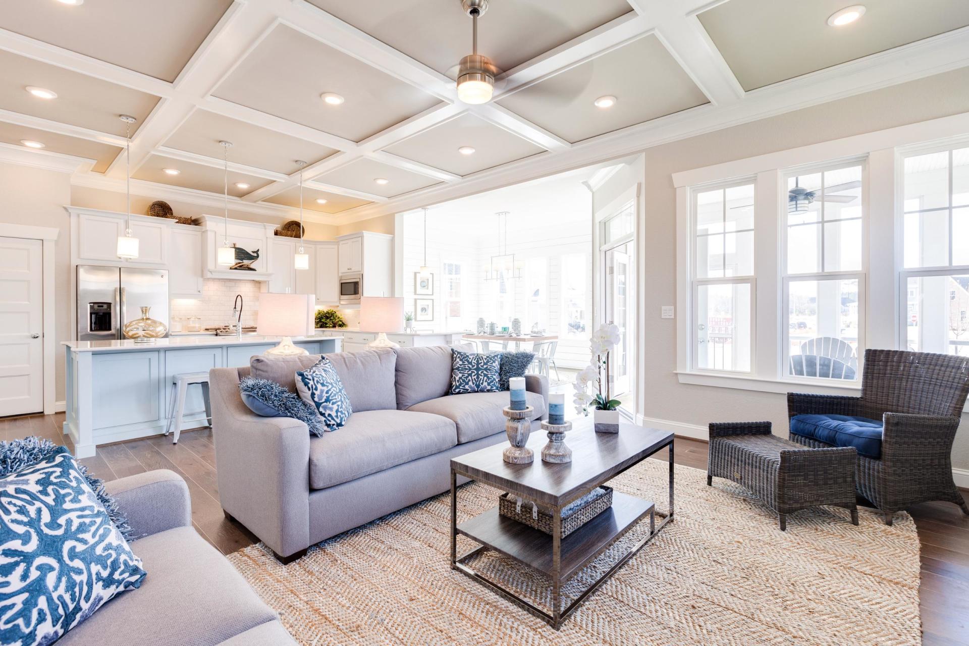 Elegant living area  | Living Spaces Gallery | Stephen Alexander Homes | Chesapeake, VA