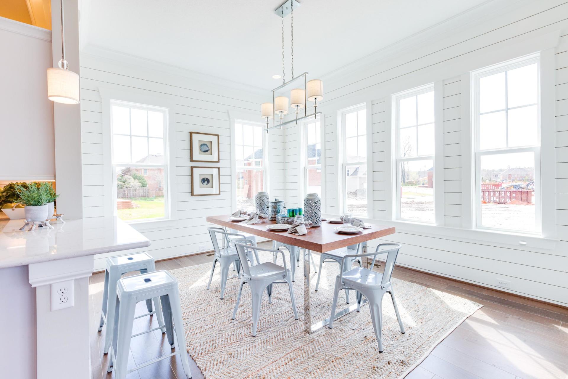Elegant dining area  | Living Spaces Gallery | Stephen Alexander Homes | Chesapeake, VA