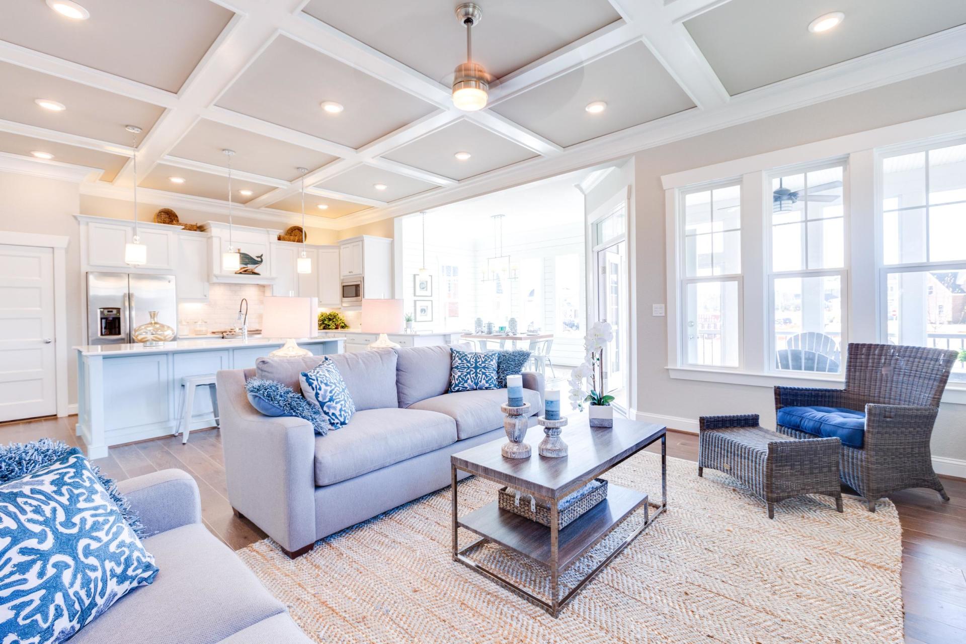 Elegant living area  | Living Spaces Gallery | Stephen Alexander Homes | Chesapeake, VA