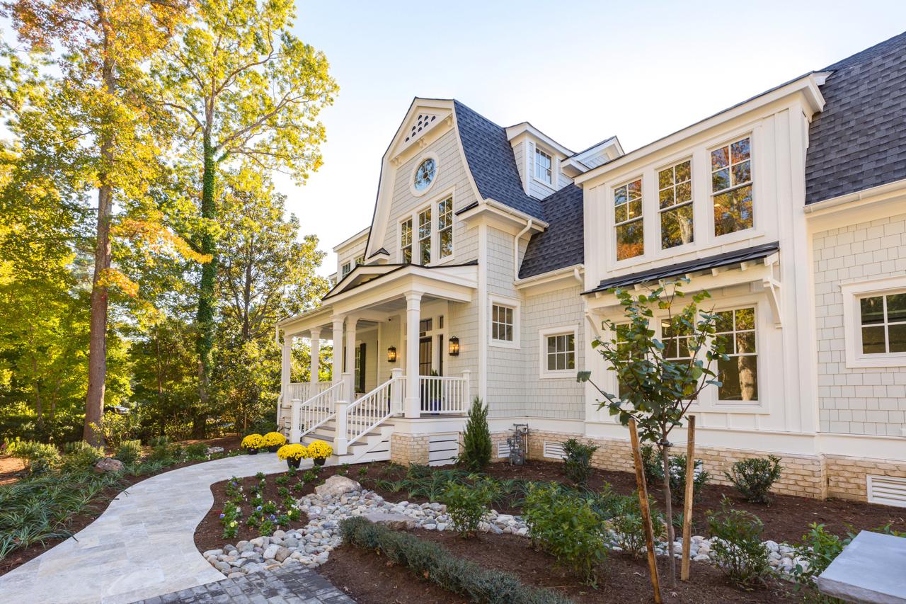 Elegant front exterior of  home  | Exterior Gallery | Stephen Alexander Homes | Chesapeake, VA