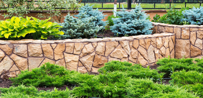 finished landscape design