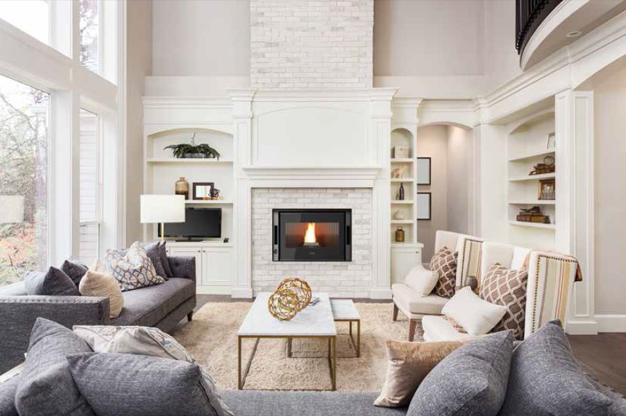 camino a pellet a incastro