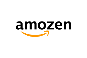 An amazon logo with a smile on it