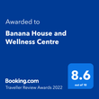 Award presented to Banana House and Wellness Centre