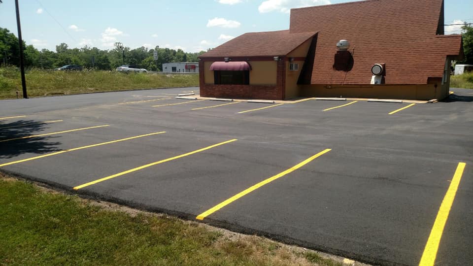 Asphalt Stripping — Sparta, MO — Huff Asphalt & Sealing LLC