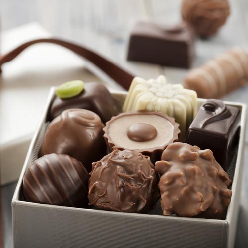 selection of chocolates